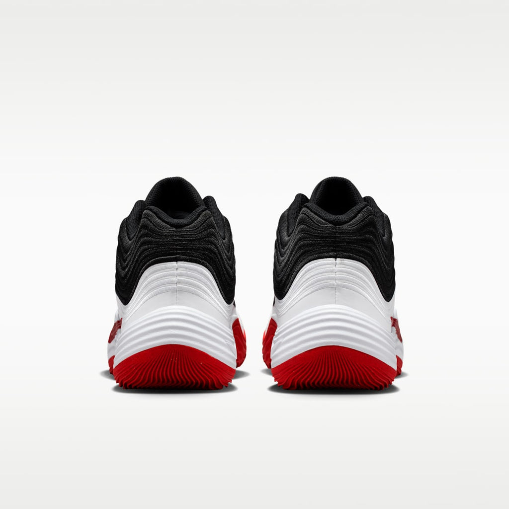 Nike Precision 8 MID Men's Basketball Shoes - Black/White/University Red - Image 6