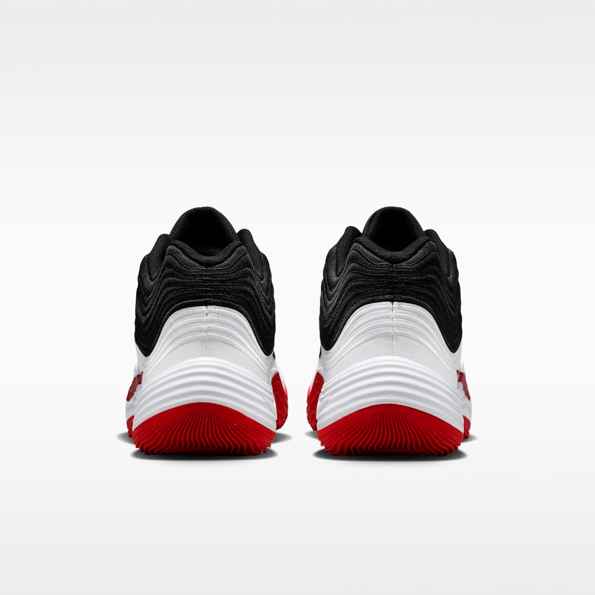 Nike Precision 8 MID Men's Basketball Shoes - Black/White/University Red - Image 6