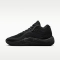 Nike Precision 8 MID Men's Basketball Shoes - Black/Black/Black - Image 1