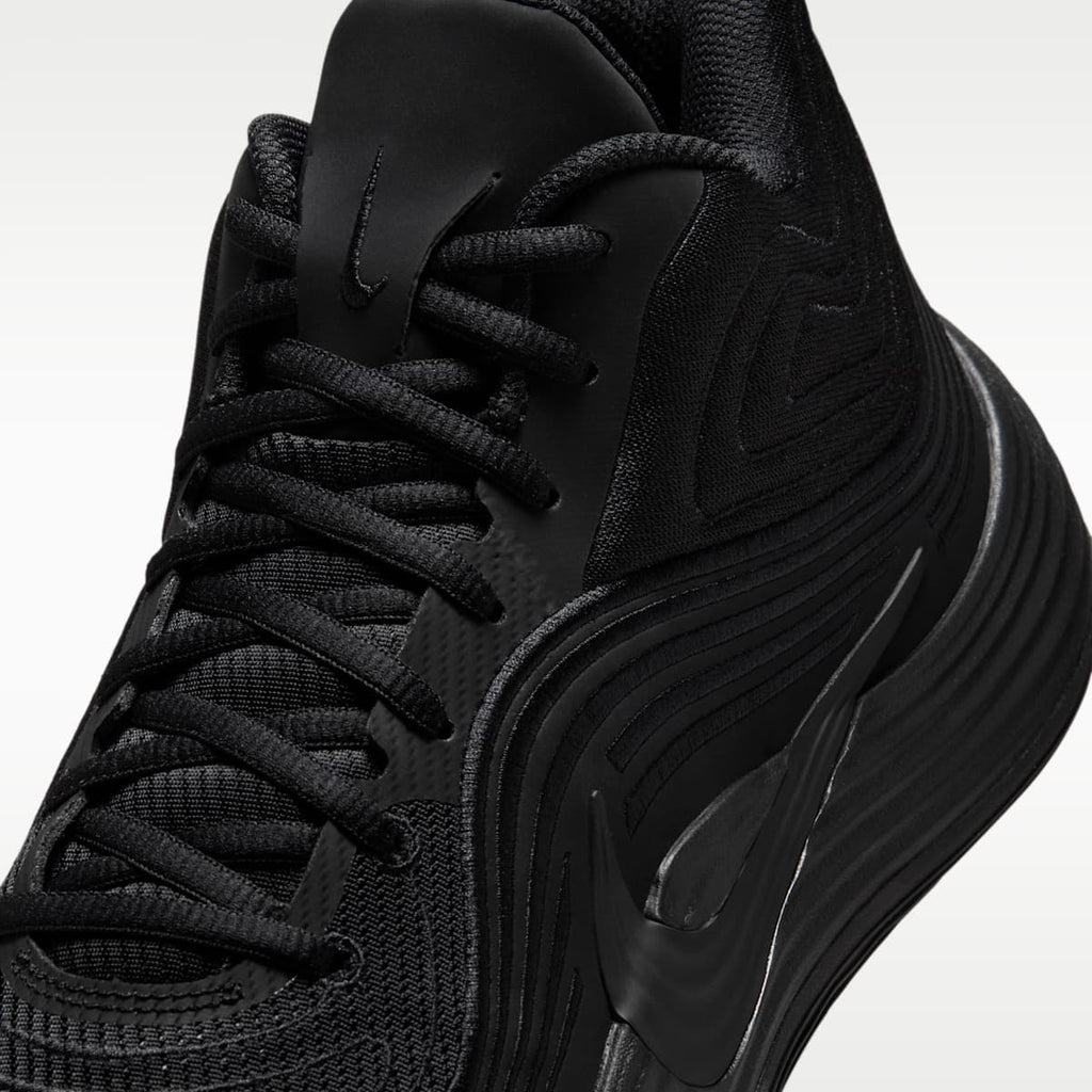 Nike Precision 8 MID Men's Basketball Shoes - Black/Black/Black - Image 7