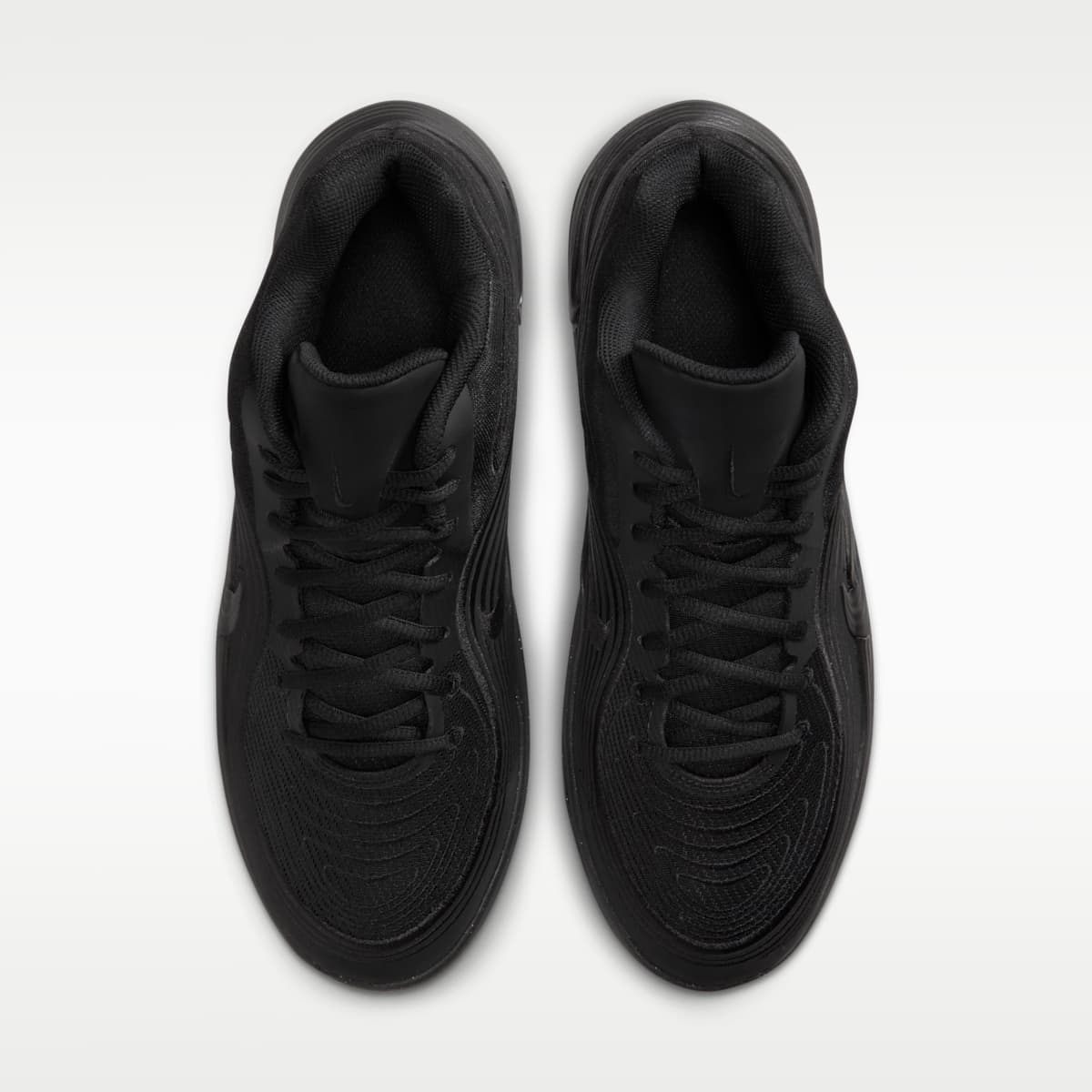 Nike Precision 8 MID Men's Basketball Shoes - Black/Black/Black - Image 4