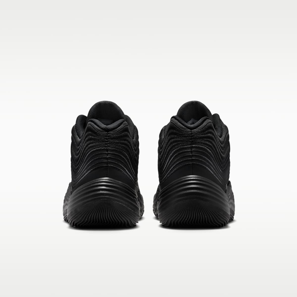 Nike Precision 8 MID Men's Basketball Shoes - Black/Black/Black - Image 6