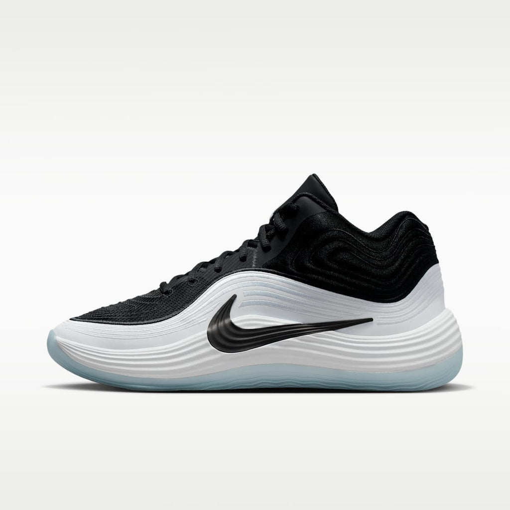 Nike Precision 8 MID Men's Basketball Shoes - Black/White/Ice Blue/Black - Image 1