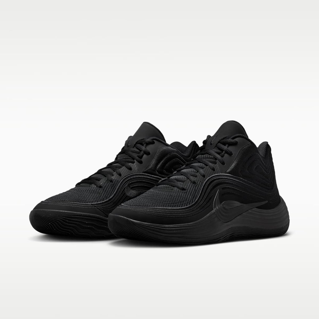 Nike Precision 8 MID Men's Basketball Shoes - Black/Black/Black - Image 5