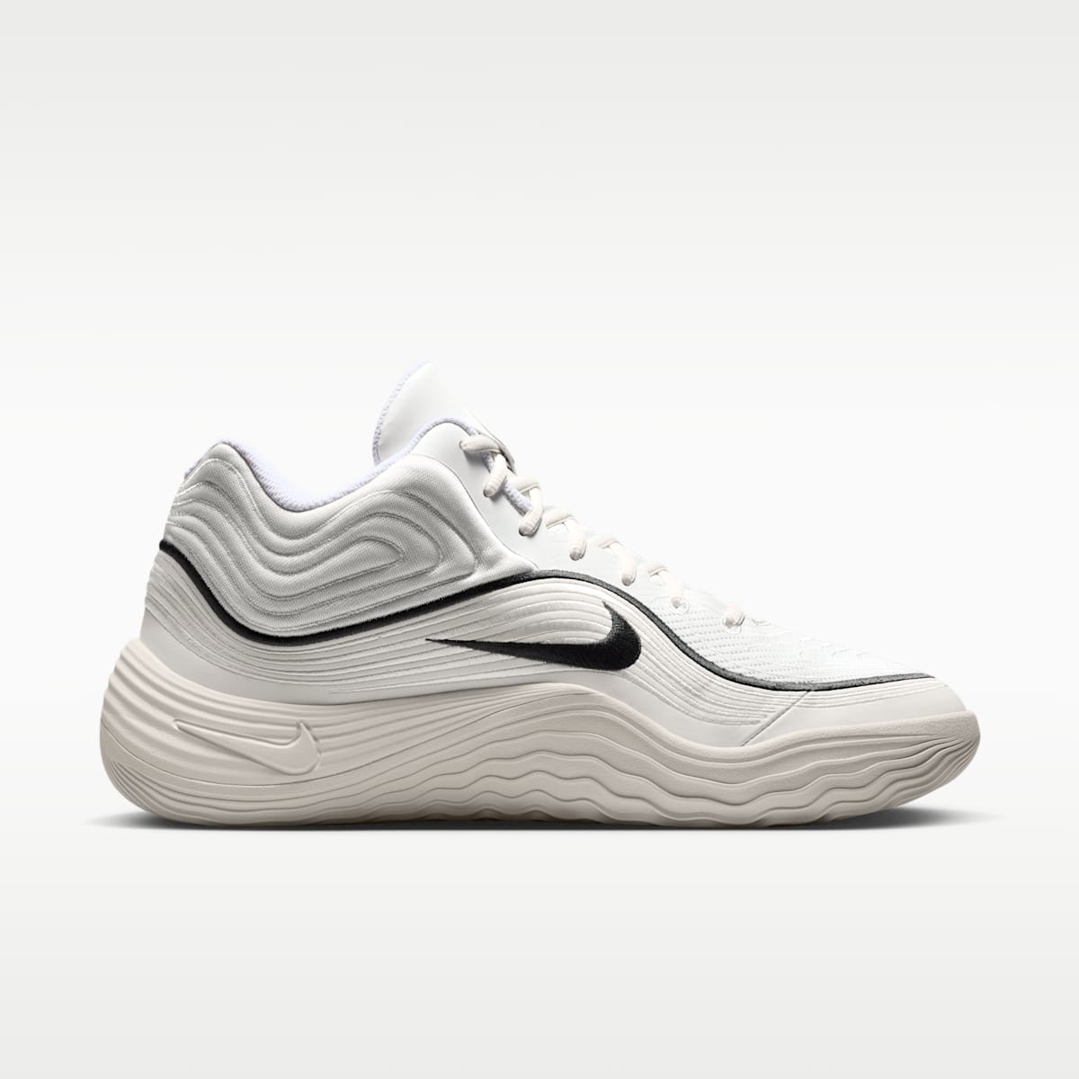 Nike Precision 8 MID Men's Basketball Shoes - Phantom/Summit White/Off Noir/Off Noir - Image 3