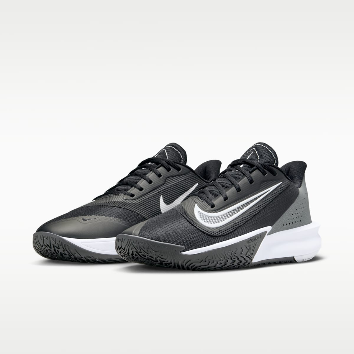 Nike Precision 7 Men's Basketball Shoes - Black/Iron Grey/Smoke Grey/White - Image 5