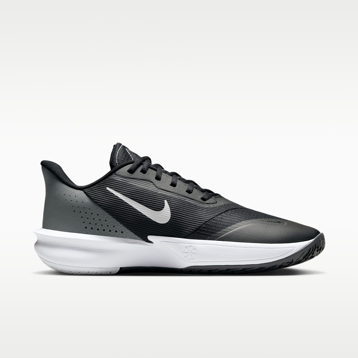 Nike Precision 7 Men's Basketball Shoes - Black/Iron Grey/Smoke Grey/White - Image 3