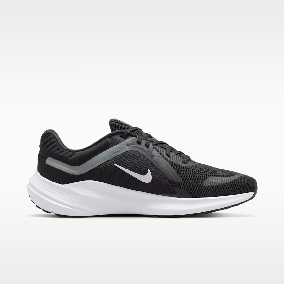 Nike Quest 5 Men's Road Running Shoes - Black/Smoke Grey/Dark Smoke Grey/White - Image 4