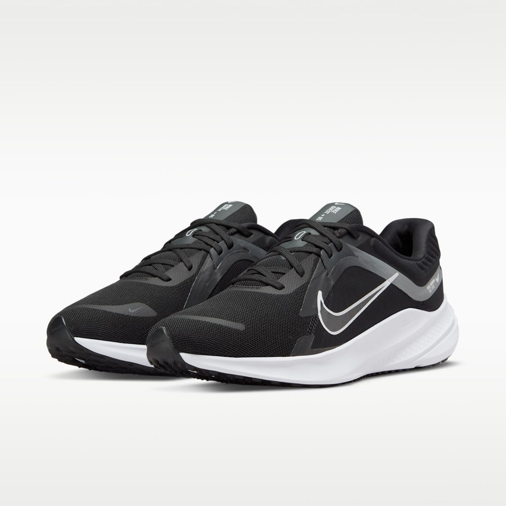 Nike Quest 5 Men's Road Running Shoes - Black/Smoke Grey/Dark Smoke Grey/White - Image 6