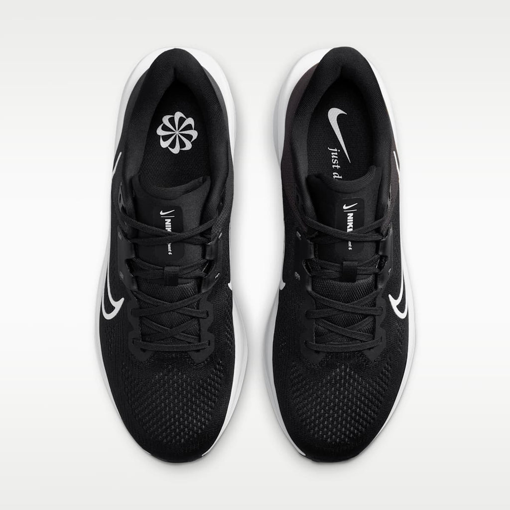 Nike Quest 6 Men's Road Running Shoes - Black/Iron Grey/White - Image 4