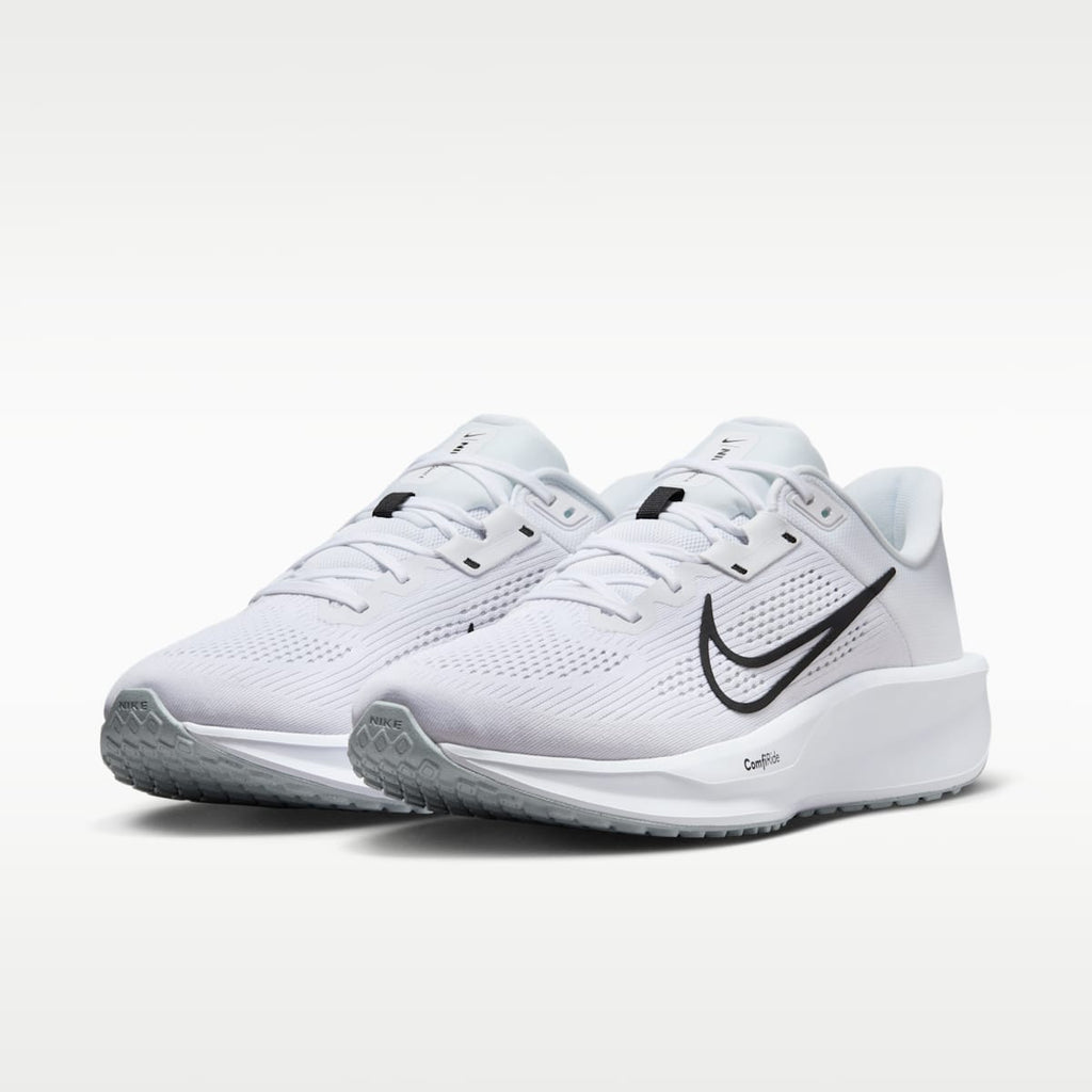 Nike Quest 6 Men's Road Running Shoes - White/Pure Platinum/Black - Image 5