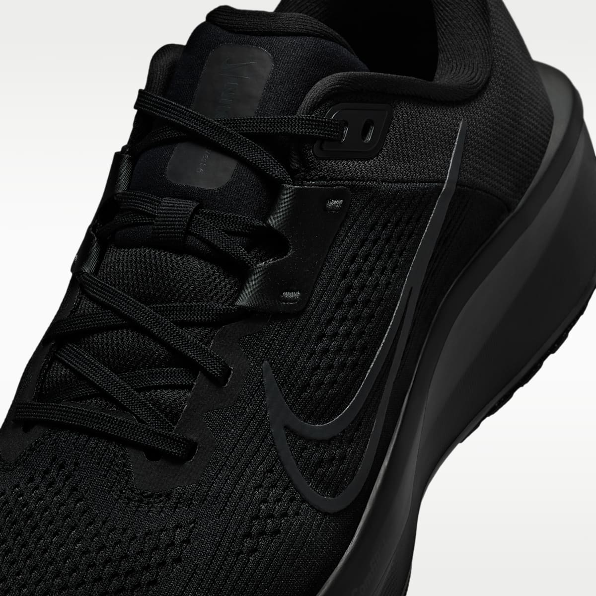 Nike Quest 6 Men's Road Running Shoes - Black/Dark Smoke Grey - Image 7