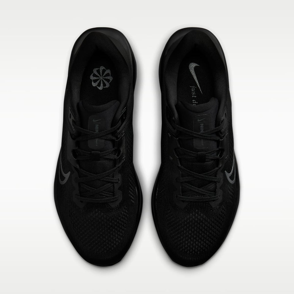 Nike Quest 6 Men's Road Running Shoes - Black/Dark Smoke Grey - Image 4