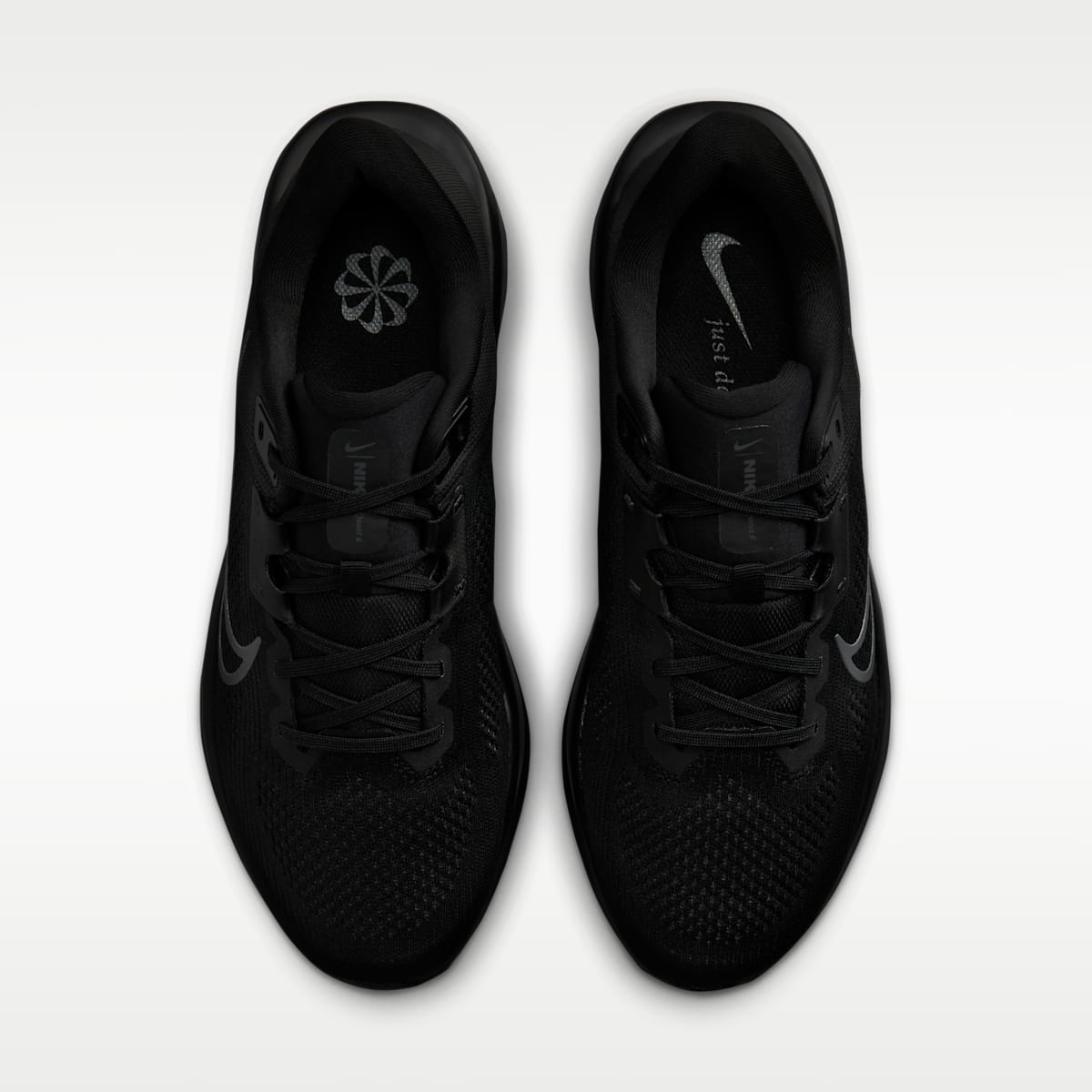 Nike Quest 6 Men's Road Running Shoes - Black/Dark Smoke Grey - Image 4
