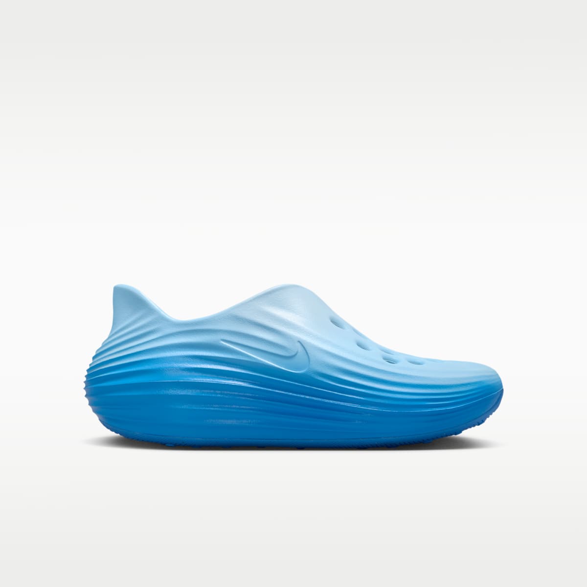 Nike ReactX Rejuven8 Big Kids' Shoes - Glacier Blue/University Blue/Metallic Silver - Image 3