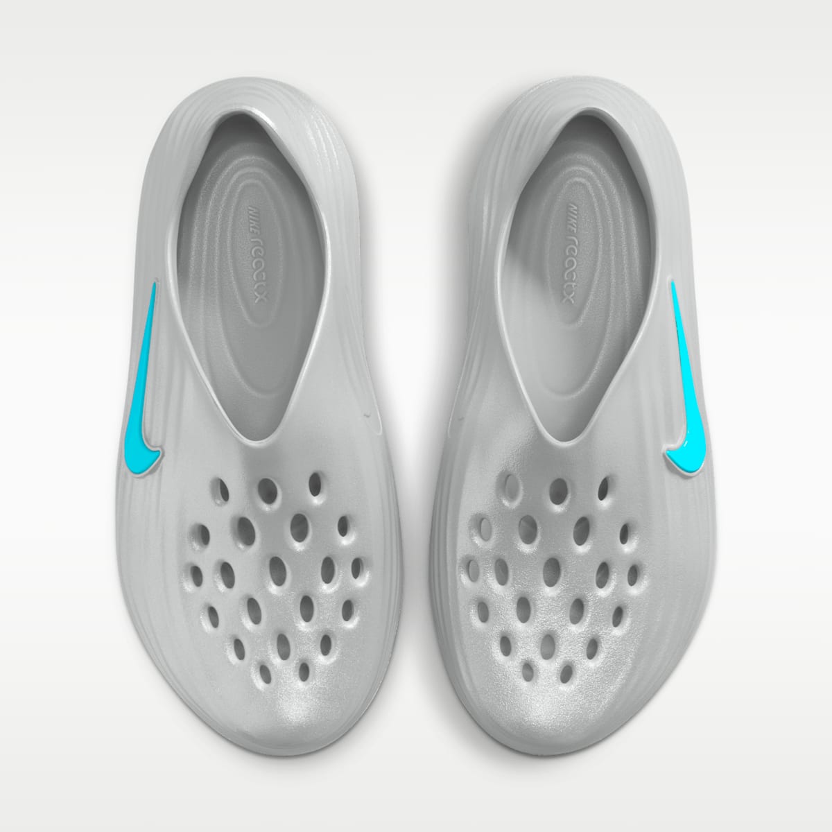 Nike ReactX Rejuven8 Men's Shoes - Metallic Silver/Gamma Blue/Black - Image 4