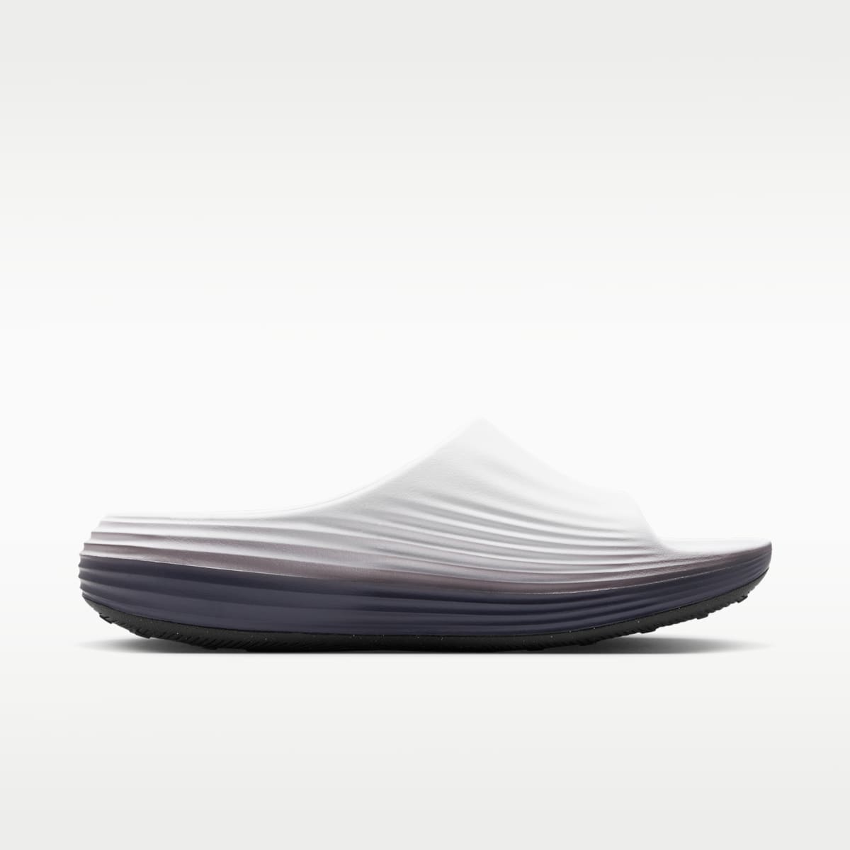 Nike ReactX Rejuven8 Men's Slides - White/Iron Grey/Energy - Image 4