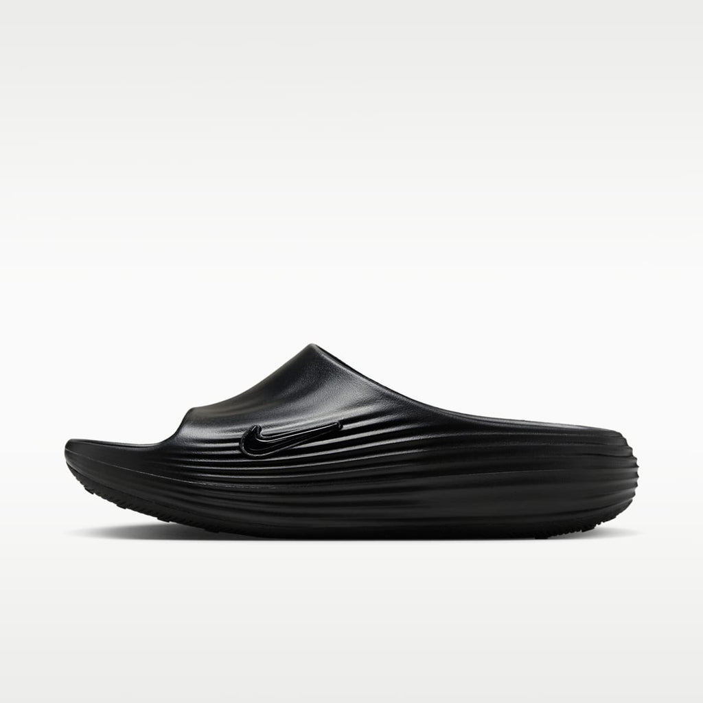 Nike ReactX Rejuven8 Men's Slides - Black/Black/Black - Image 2