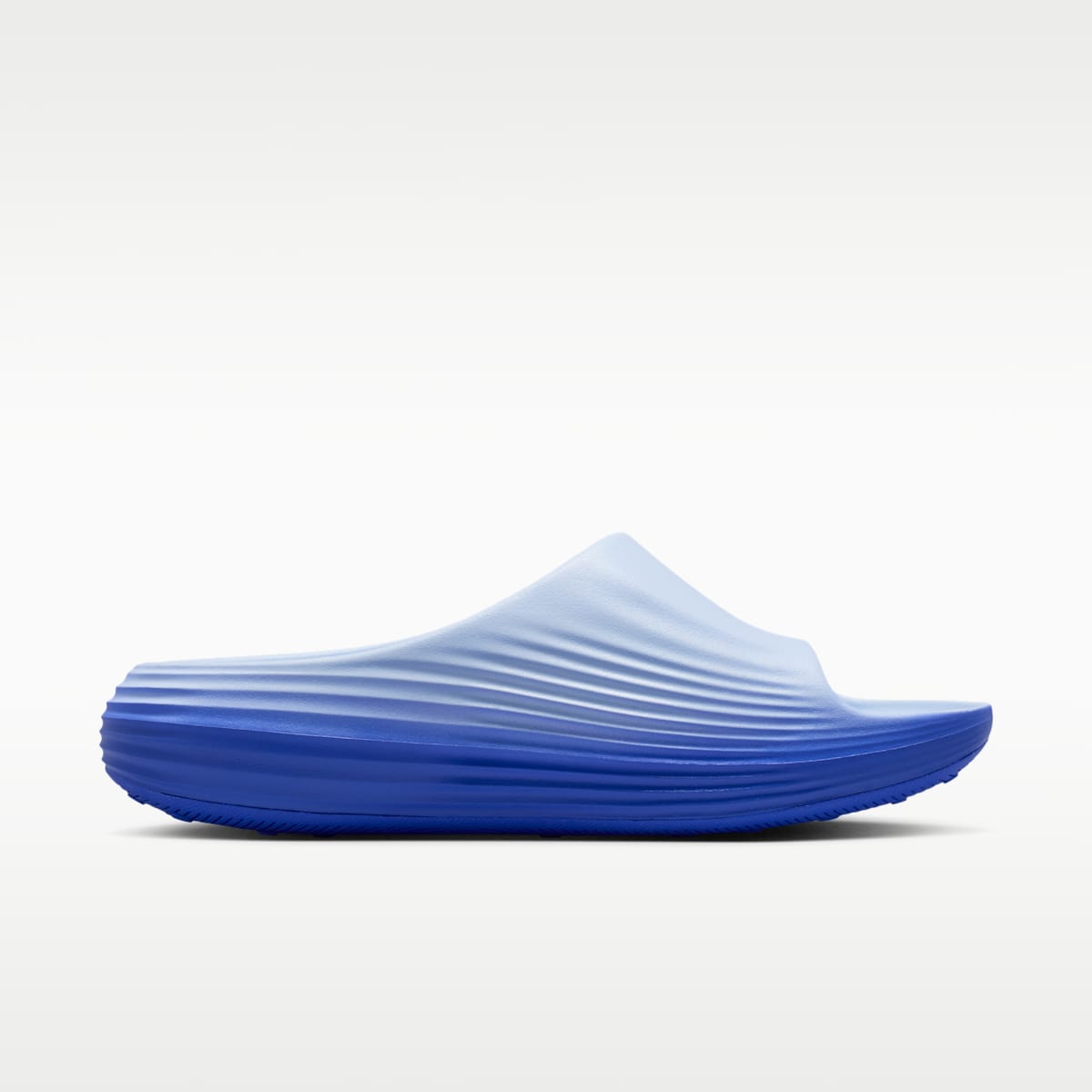 Nike ReactX Rejuven8 Men's Slides - Hydrogen Blue/Blue Crystal/Lapis/Total Orange - Image 4