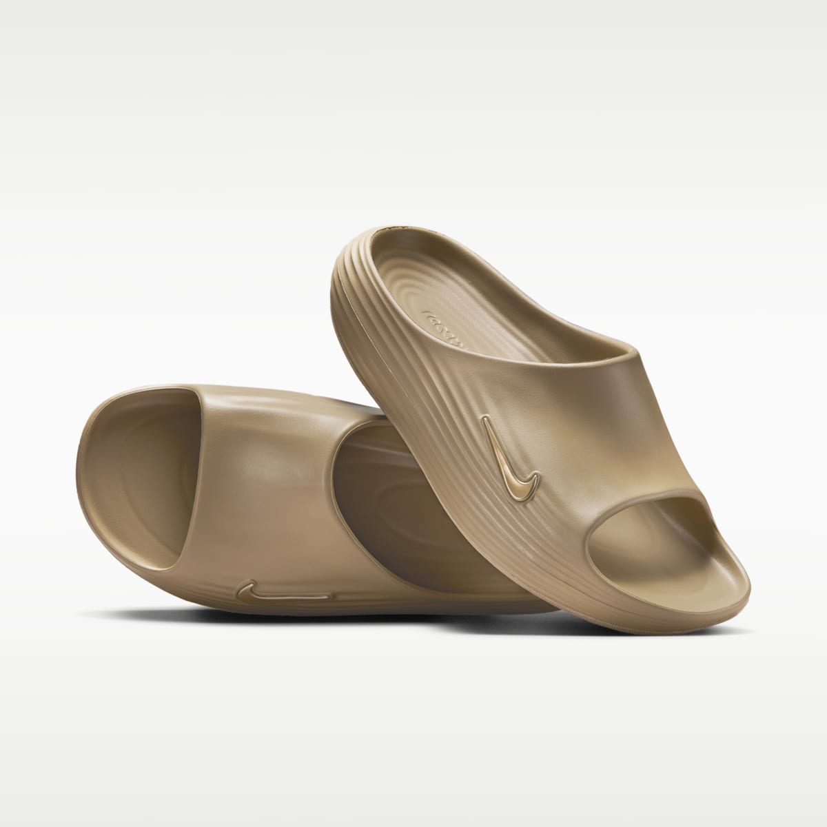 Nike ReactX Rejuven8 Men's Slides - Khaki/Khaki/Khaki - Image 1
