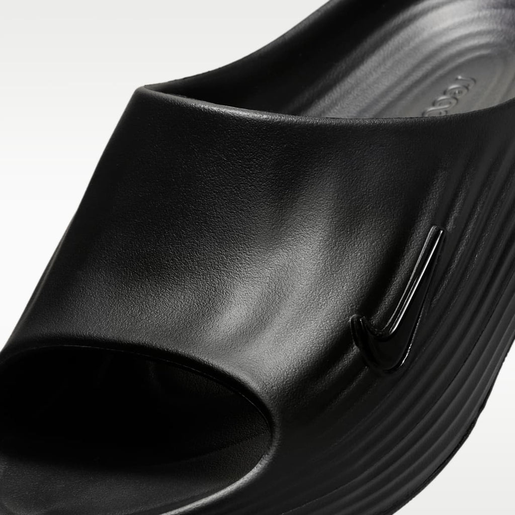 Nike ReactX Rejuven8 Men's Slides - Black/Black/Black - Image 6