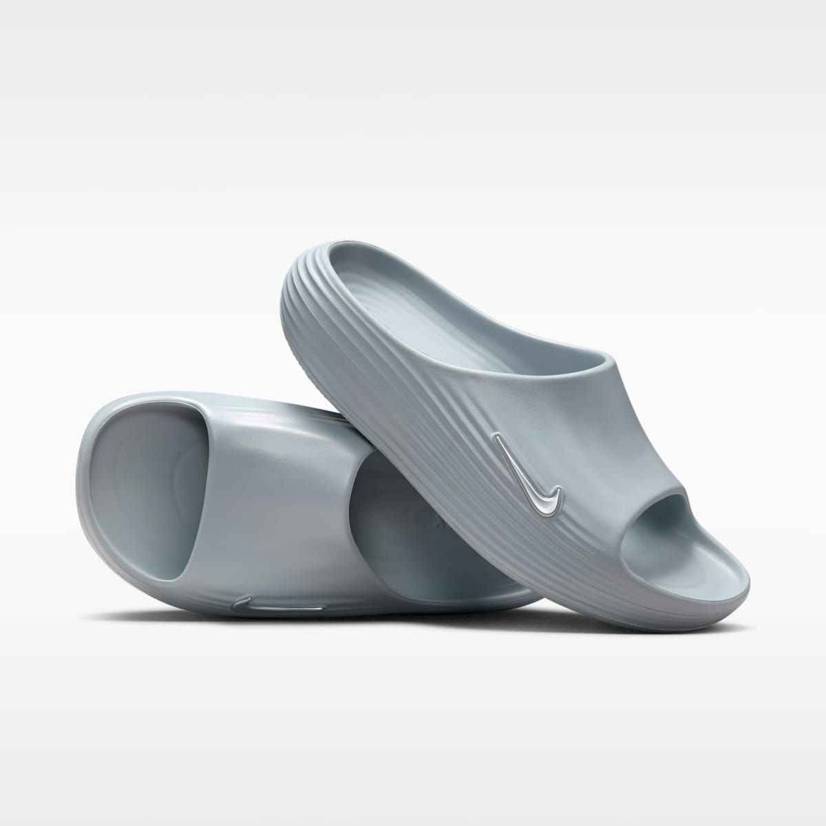 Nike ReactX Rejuven8 Men's Slides - Wolf Grey/Wolf Grey/Wolf Grey - Image 1