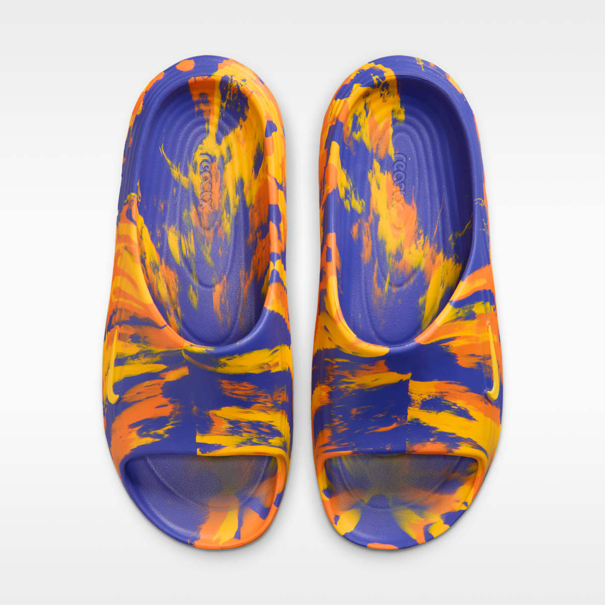 Nike ReactX Rejuven8 SE Men's Slides - Lapis/Total Orange/Laser Orange/Laser Orange - Image 5