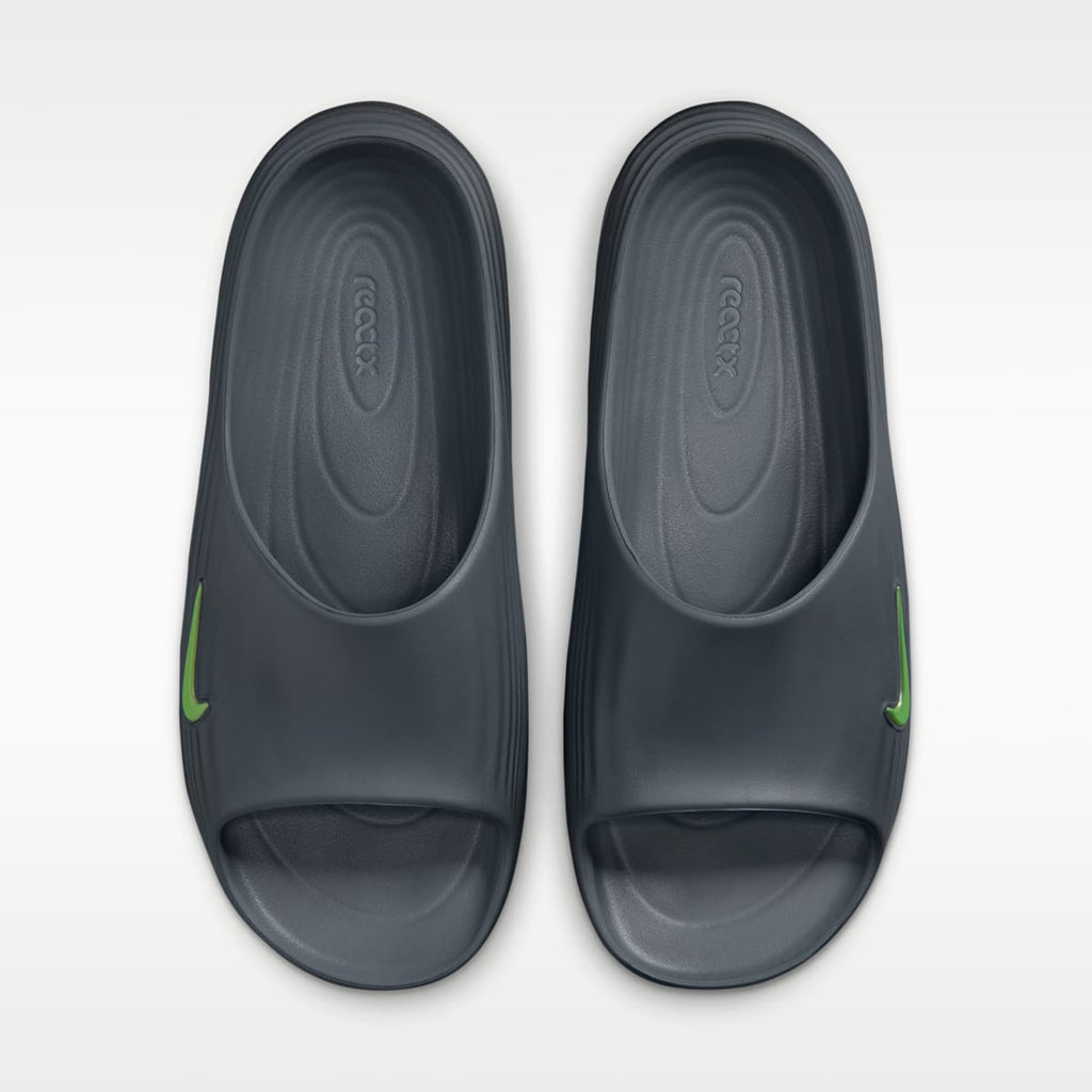 Nike ReactX Rejuven8 Men's Slides - Cool Grey/Black/Volt - Image 5