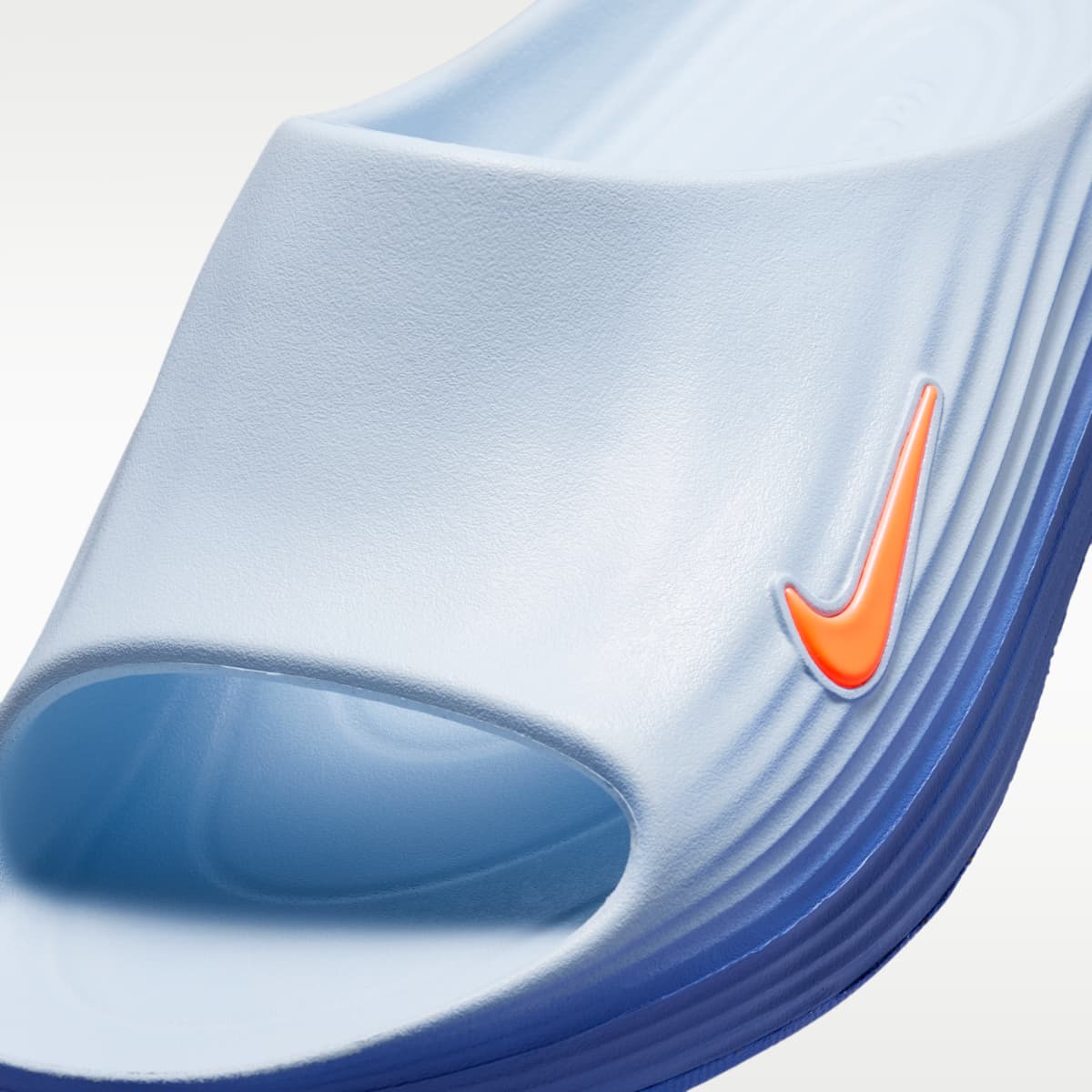 Nike ReactX Rejuven8 Men's Slides - Hydrogen Blue/Blue Crystal/Lapis/Total Orange - Image 6