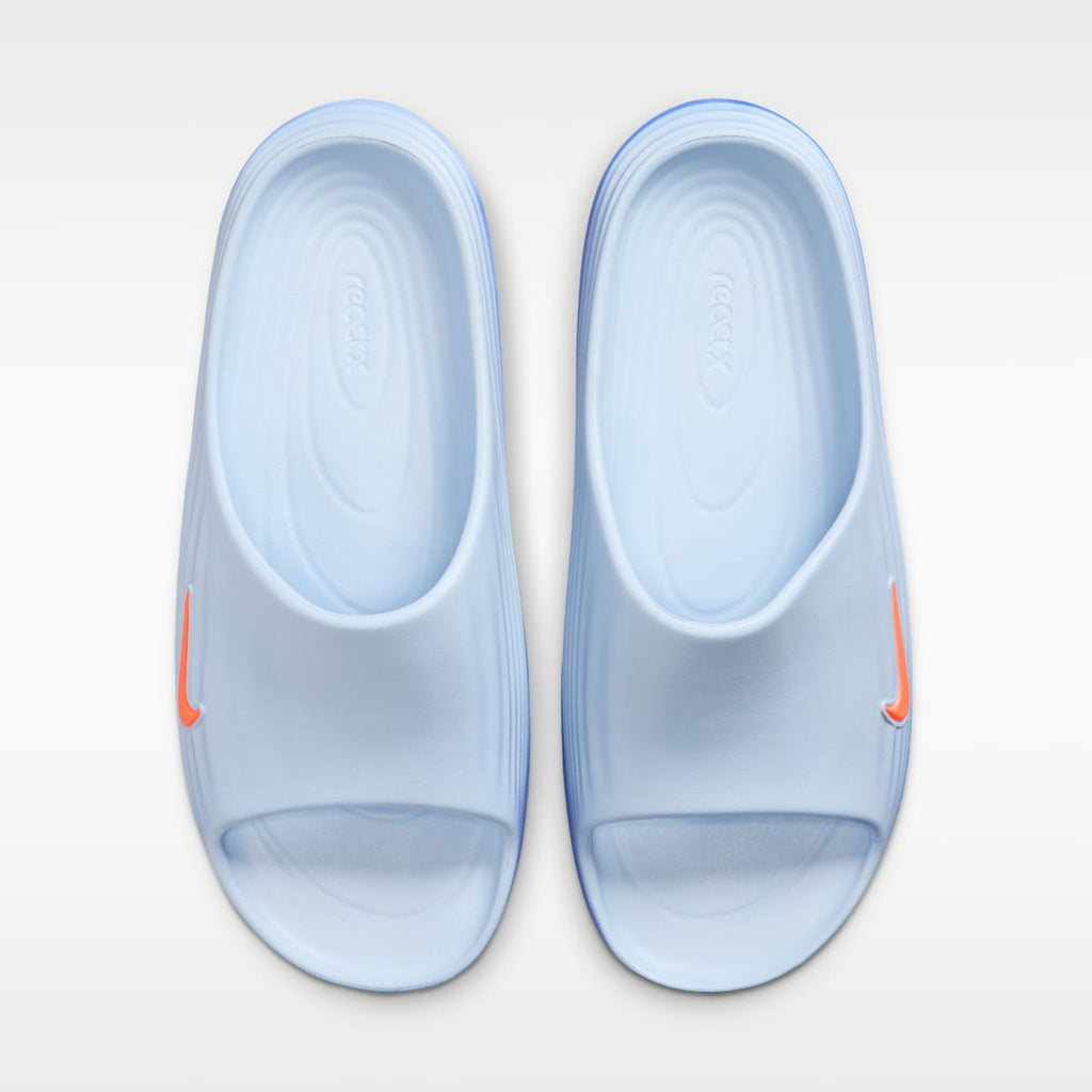 Nike ReactX Rejuven8 Men's Slides - Hydrogen Blue/Blue Crystal/Lapis/Total Orange - Image 5