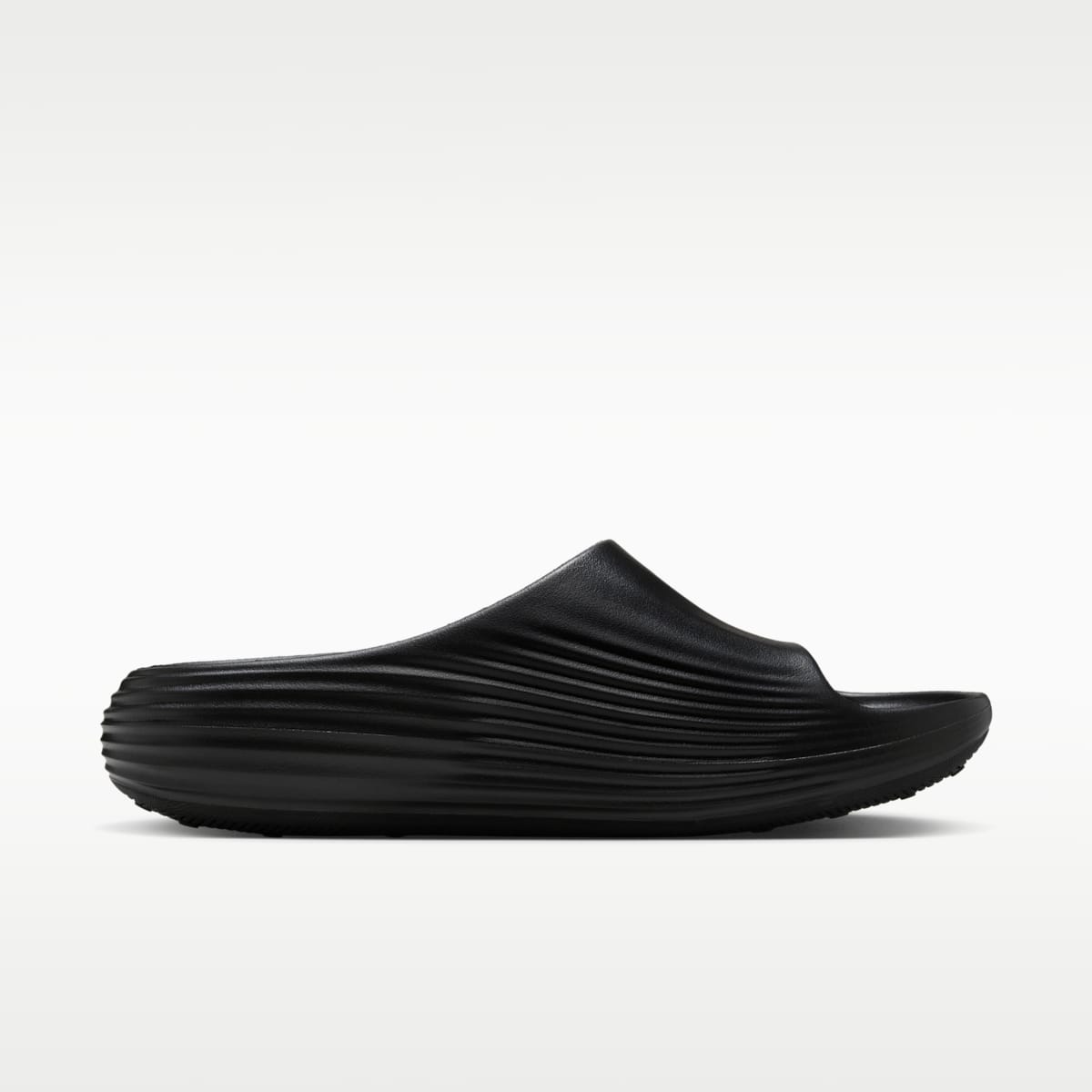 Nike ReactX Rejuven8 Men's Slides - Black/Black/Black - Image 4