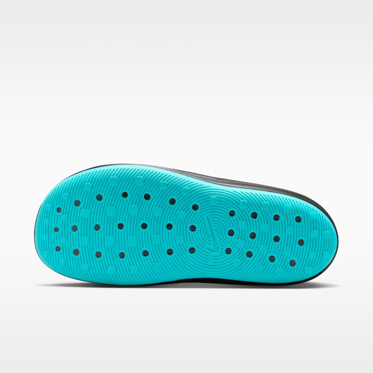Nike ReactX Rejuven8 Men's Slides - Black/Gamma Blue/Metallic Silver - Image 3