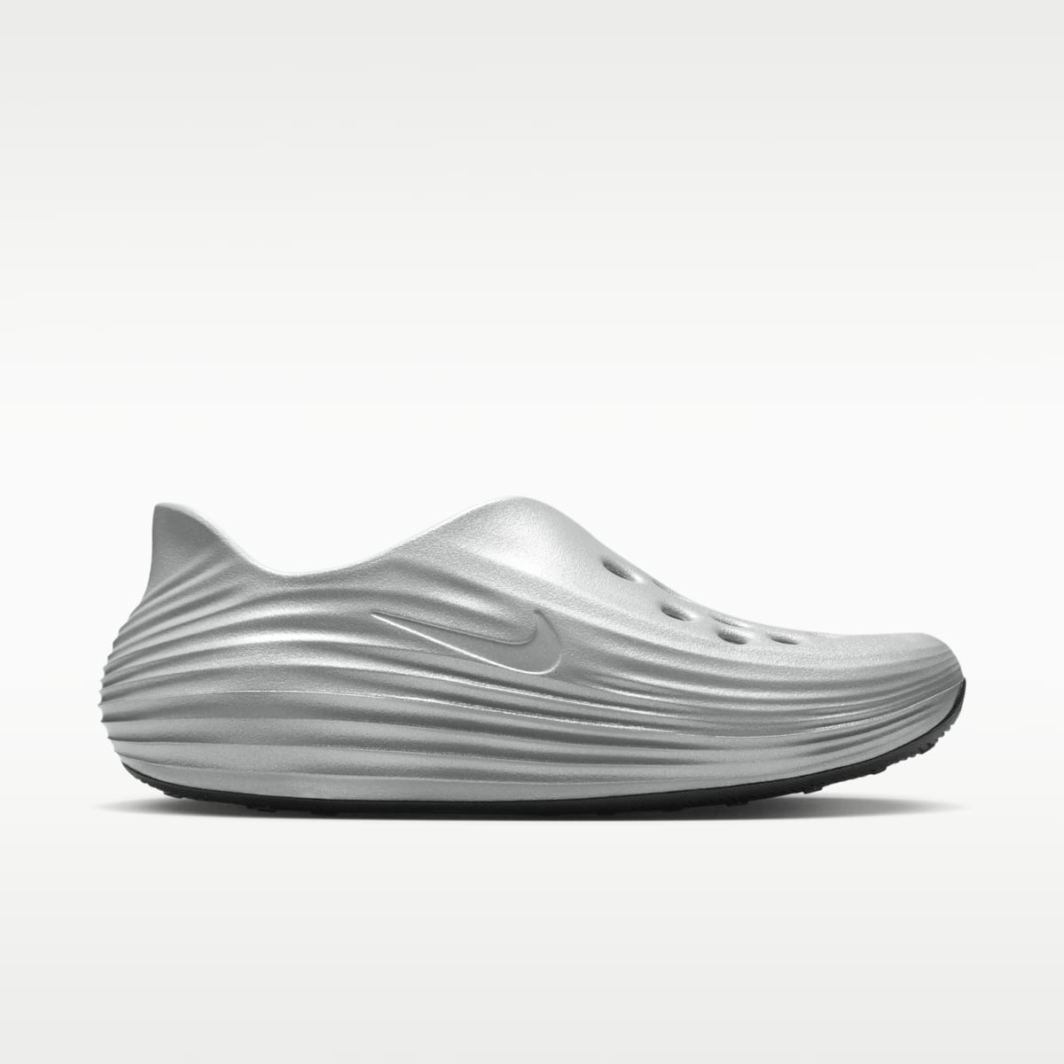 Nike ReactX Rejuven8 Men's Shoes - Metallic Silver/Gamma Blue/Black - Image 3