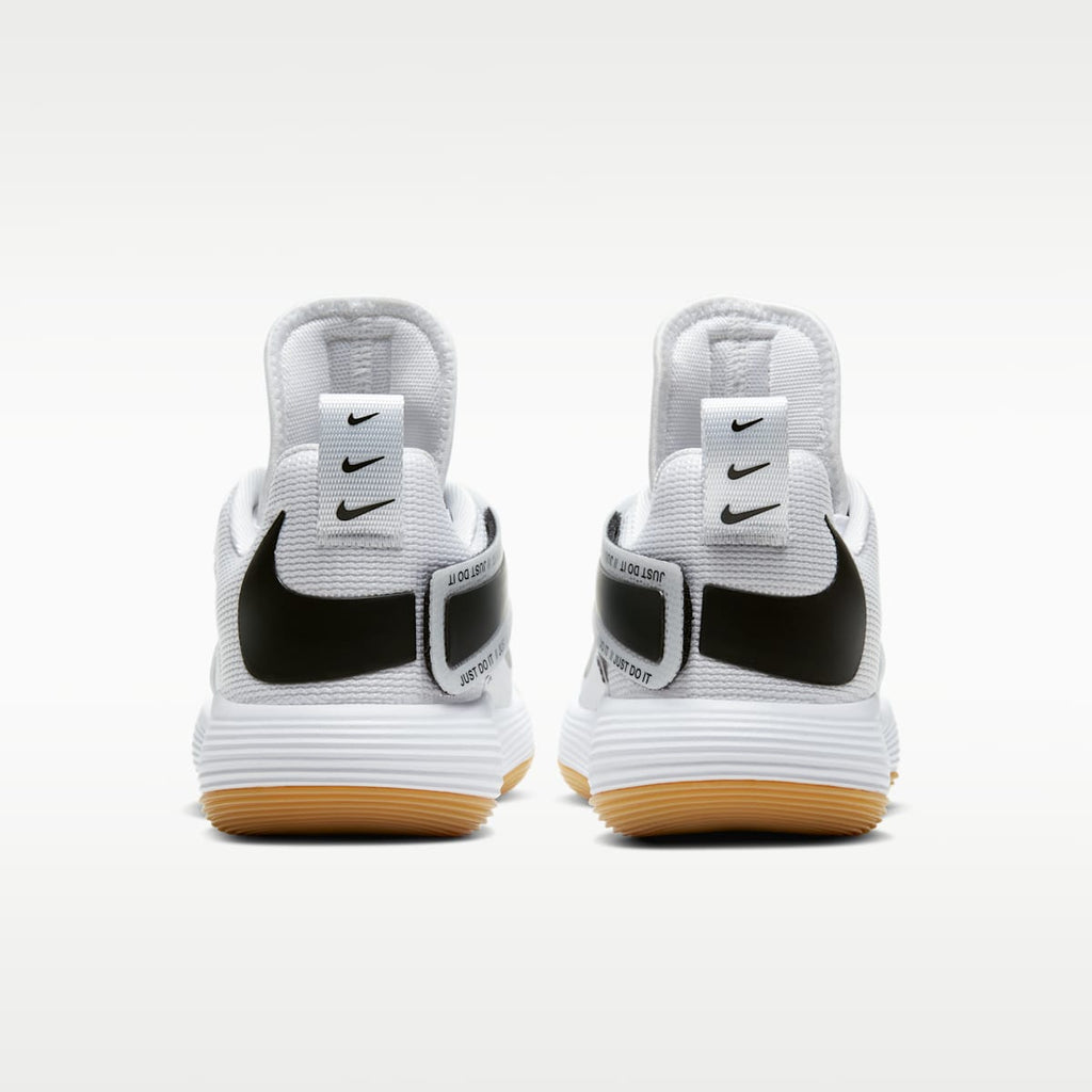 Nike React HyperSet Volleyball Shoes - White/Gum Light Brown/Black - Image 6