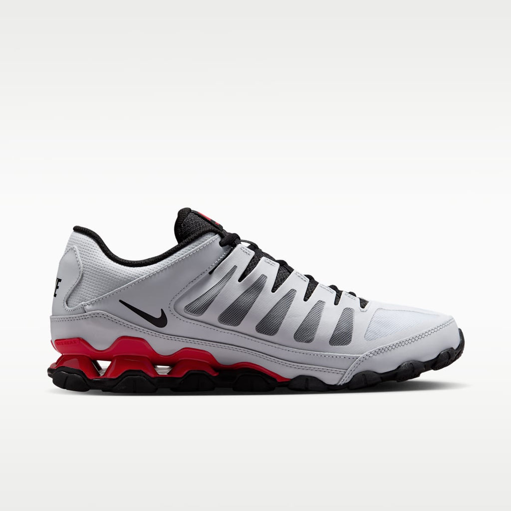 Nike Reax 8 TR Men's Workout Shoes - Pure Platinum/Black/University Red - Image 3