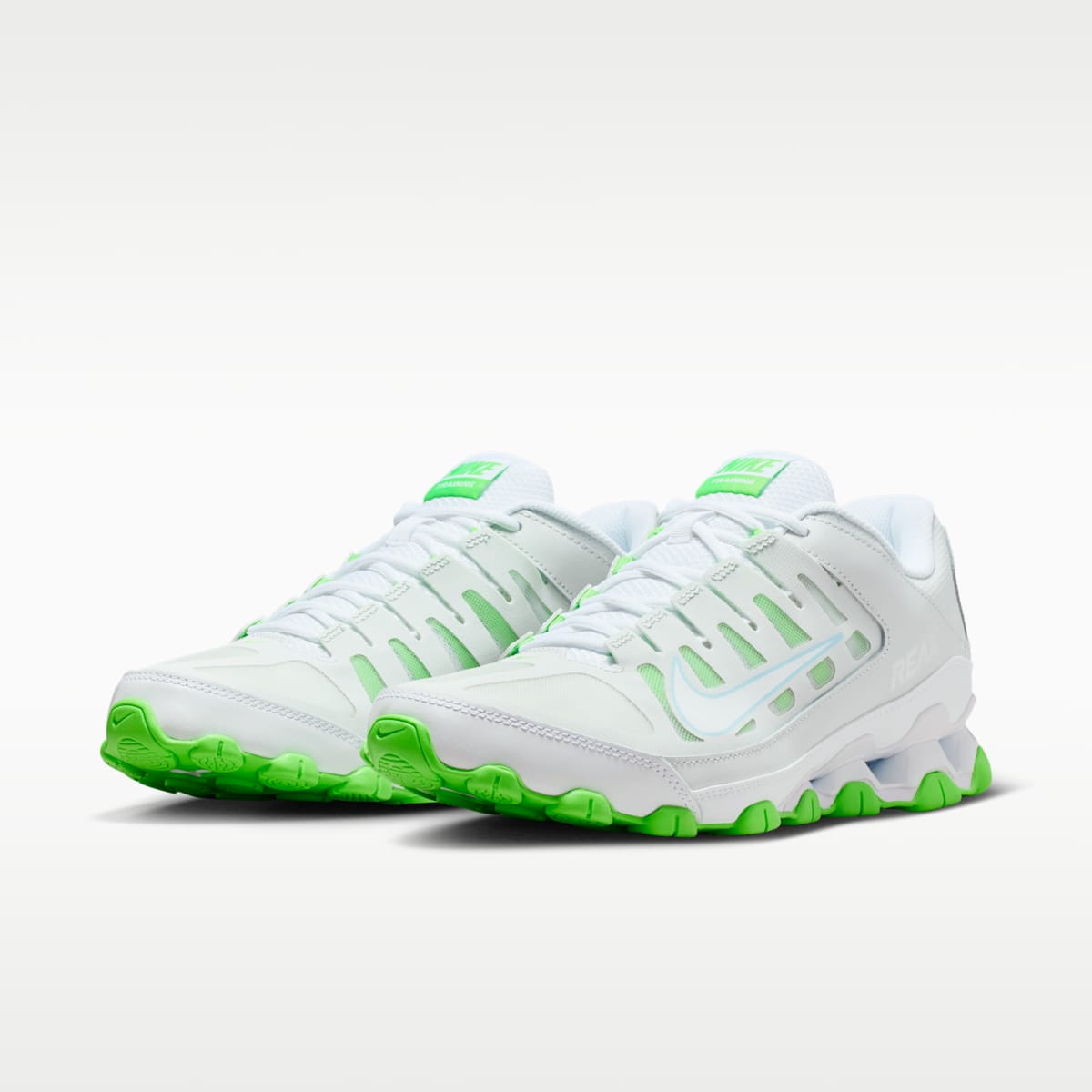 Nike Reax 8 TR Men's Workout Shoes - Off White/Green Strike/Glacier Blue/White - Image 5
