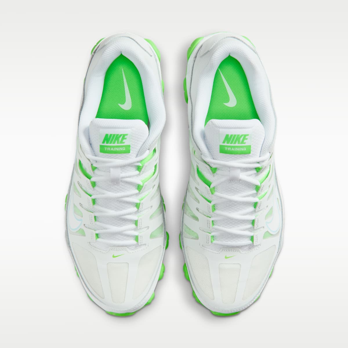 Nike Reax 8 TR Men's Workout Shoes - Off White/Green Strike/Glacier Blue/White - Image 4