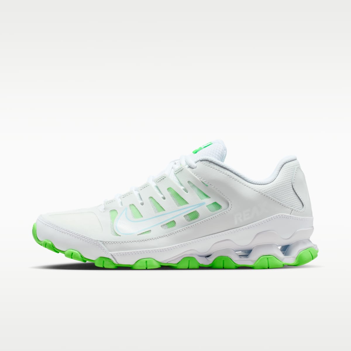 Nike Reax 8 TR Men's Workout Shoes - Off White/Green Strike/Glacier Blue/White - Image 1