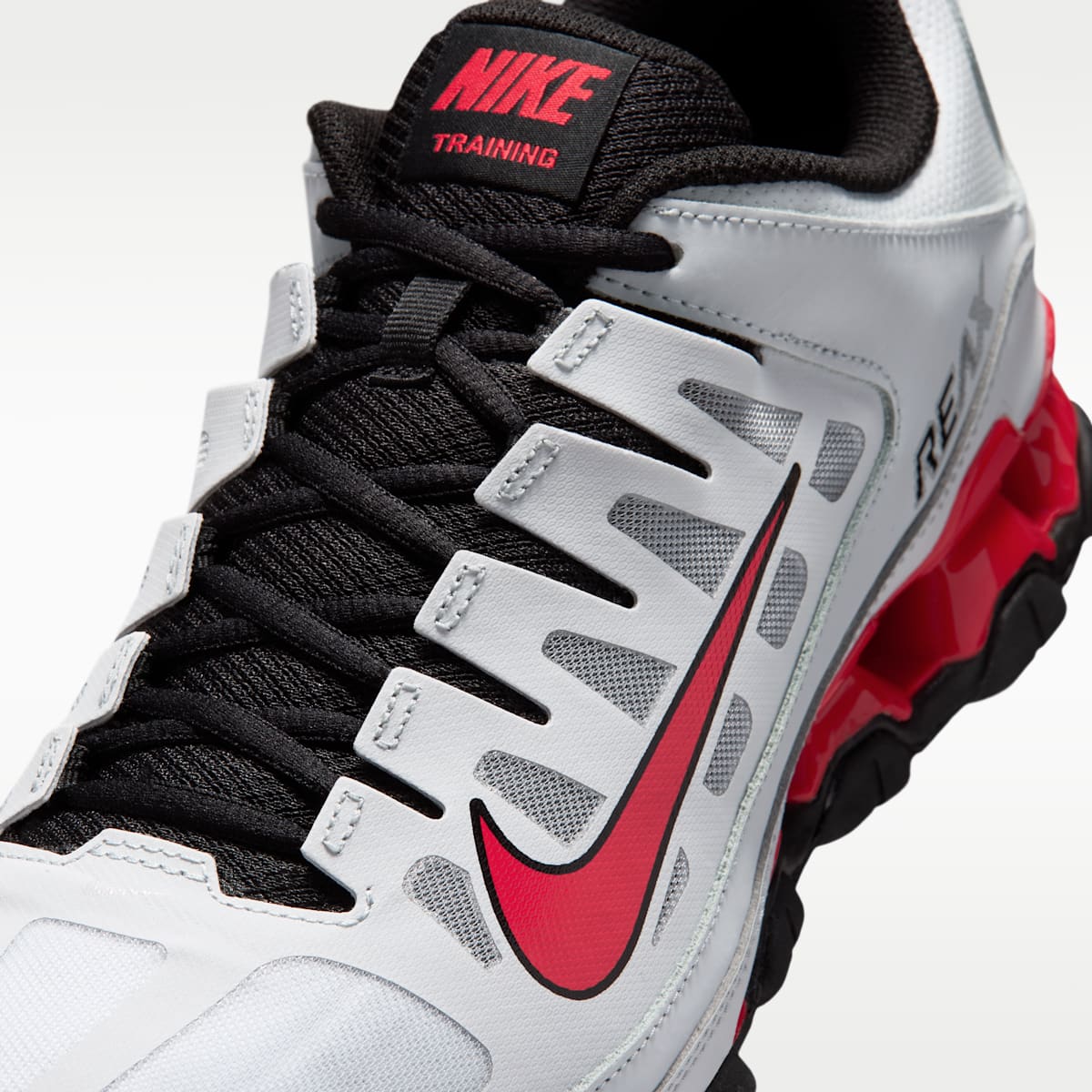 Nike Reax 8 TR Men's Workout Shoes - Pure Platinum/Black/University Red - Image 7