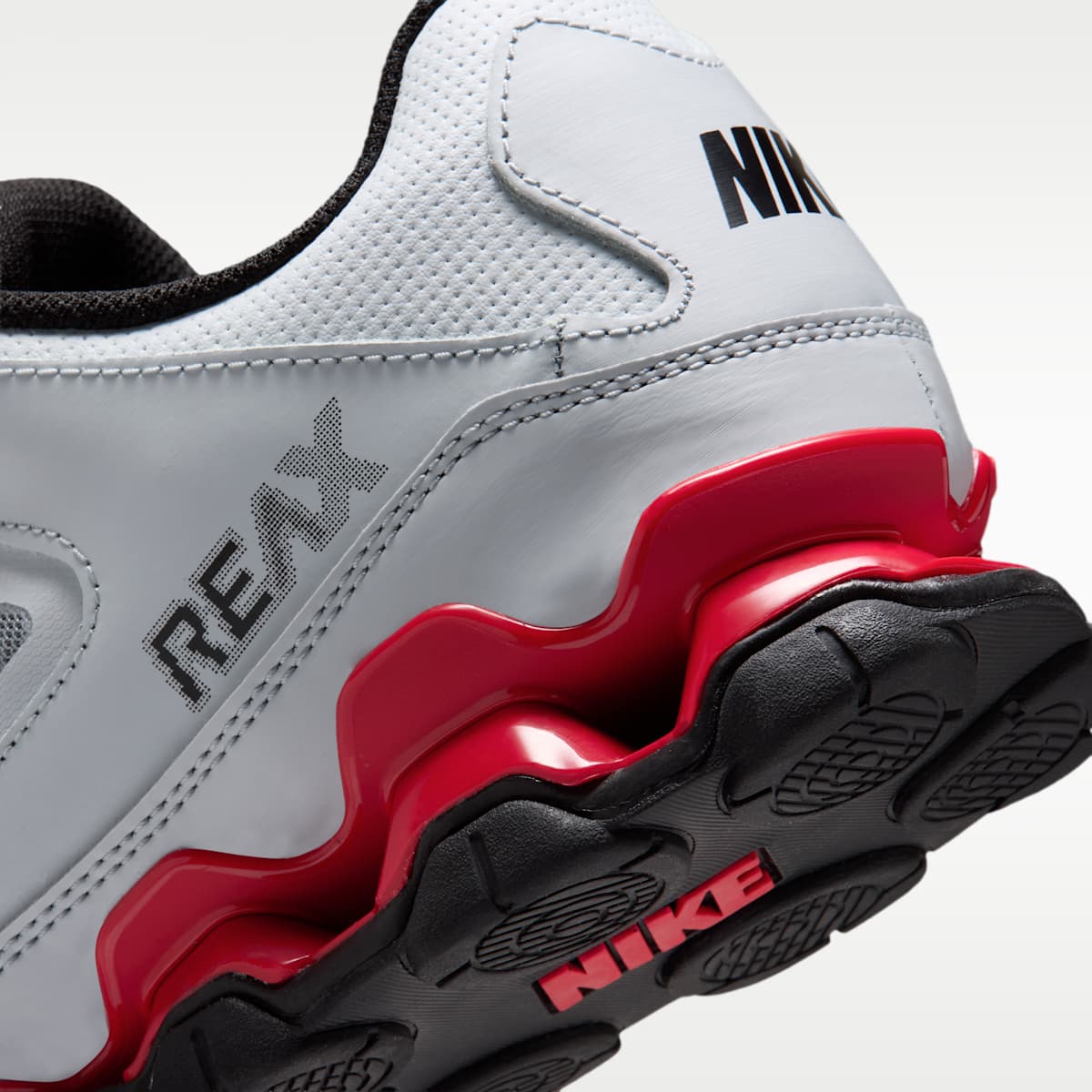 Nike Reax 8 TR Men's Workout Shoes - Pure Platinum/Black/University Red - Image 8