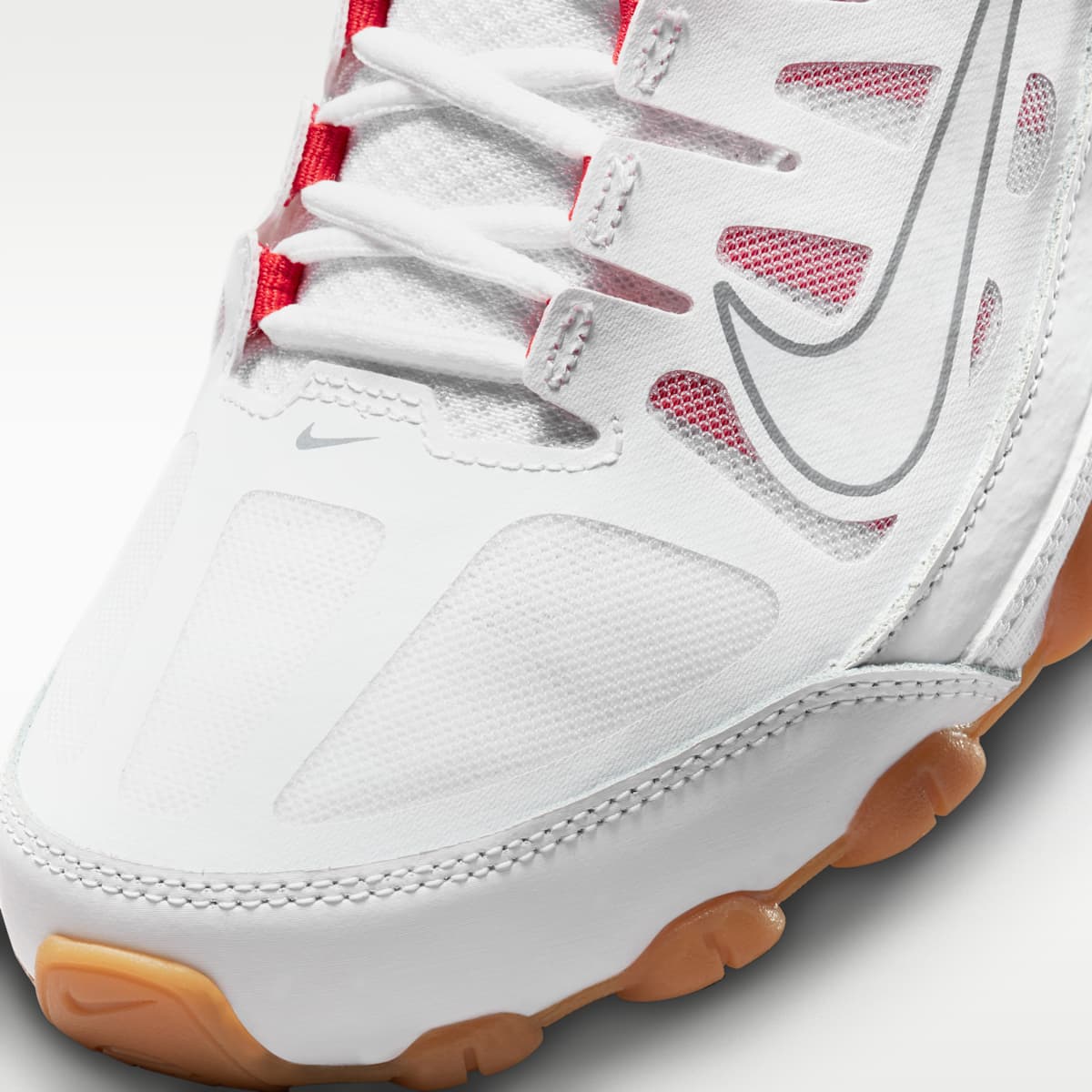 Nike Reax 8 TR Men's Workout Shoes - White/Wolf Grey/Chile Red/White - Image 7