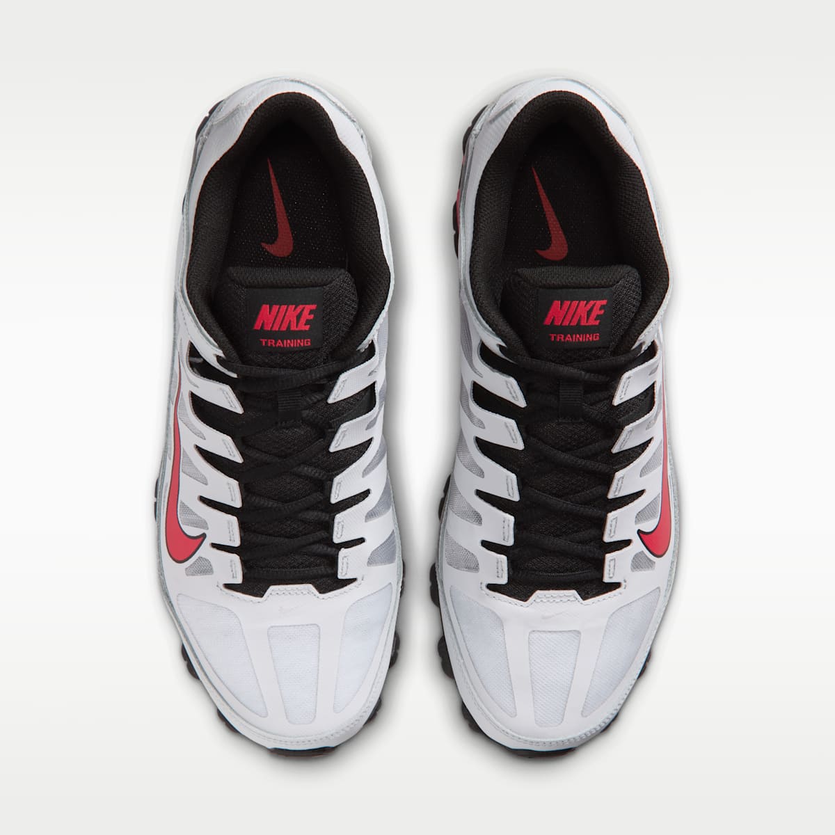 Nike Reax 8 TR Men's Workout Shoes - Pure Platinum/Black/University Red - Image 4