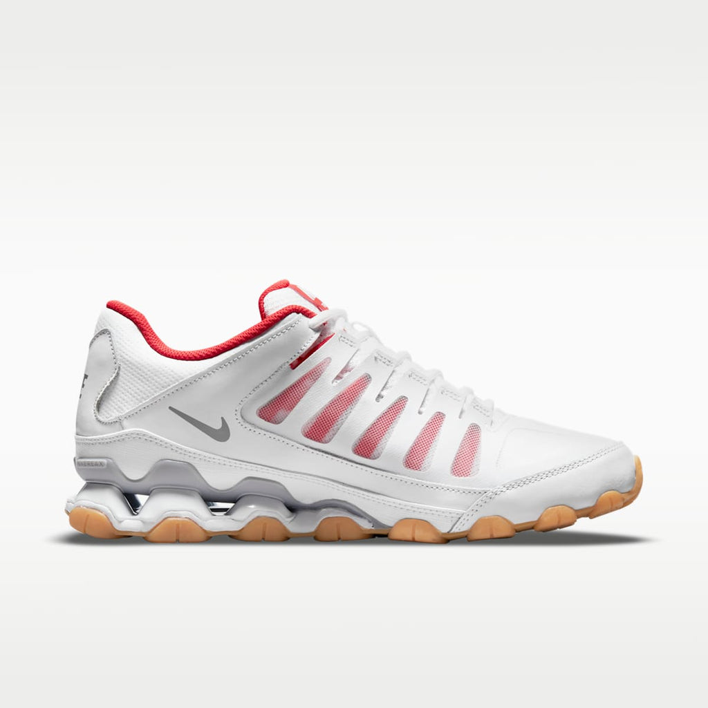 Nike Reax 8 TR Men's Workout Shoes - White/Wolf Grey/Chile Red/White - Image 3