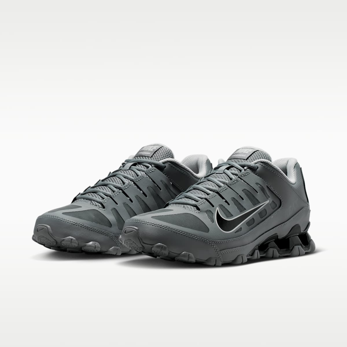 Nike Reax 8 TR Men's Workout Shoes - Smoke Grey/Light Smoke Grey/Black - Image 5