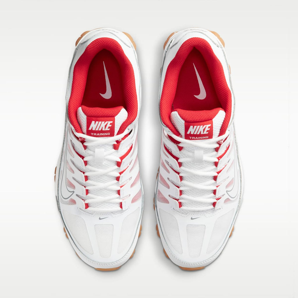 Nike Reax 8 TR Men's Workout Shoes - White/Wolf Grey/Chile Red/White - Image 4