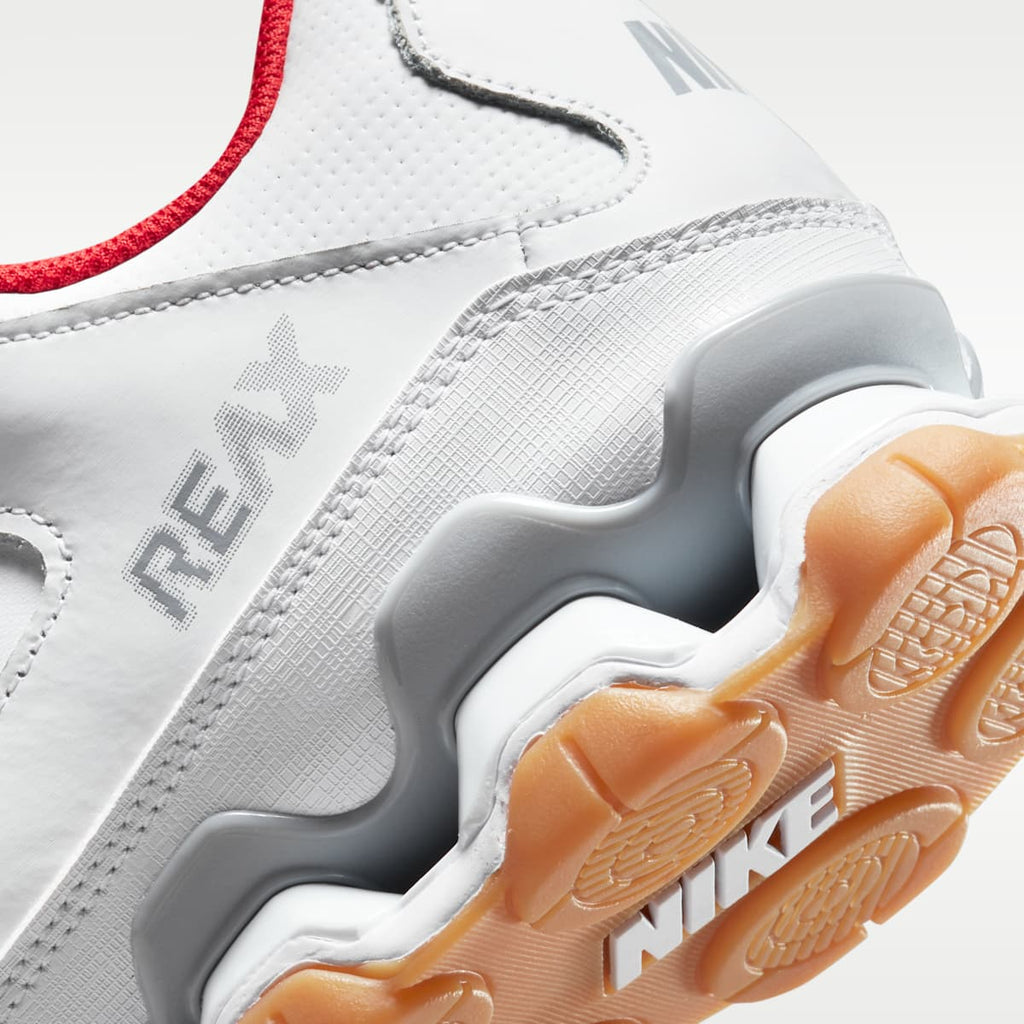 Nike Reax 8 TR Men's Workout Shoes - White/Wolf Grey/Chile Red/White - Image 8