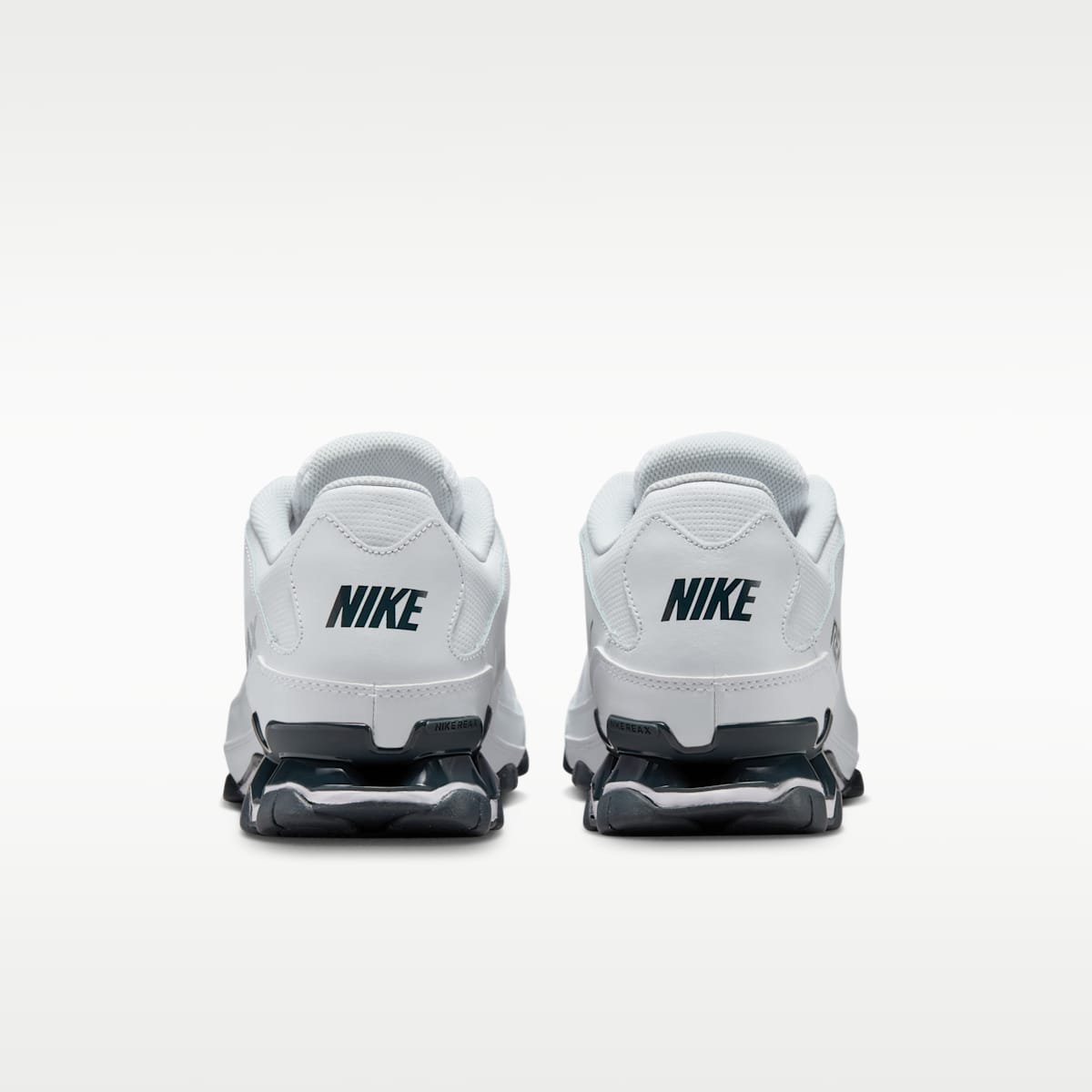 Nike Reax 8 TR Men's Workout Shoes - White/Classic Charcoal/Pure Platinum/Metallic Silver - Image 6