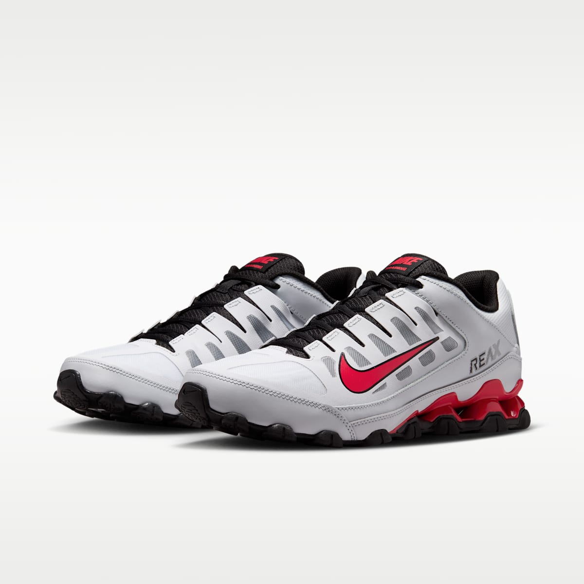 Nike Reax 8 TR Men's Workout Shoes - Pure Platinum/Black/University Red - Image 5