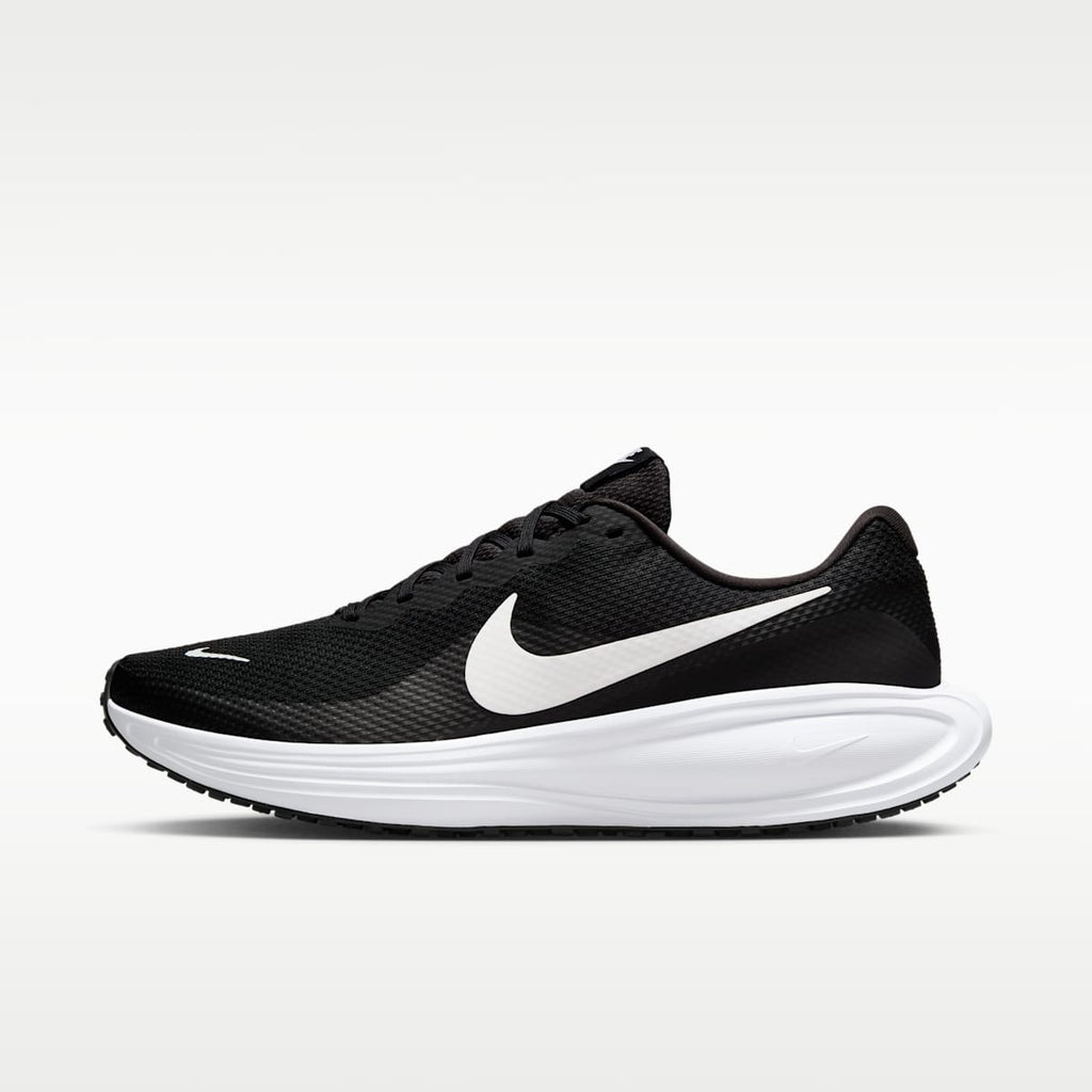 Nike Revolution 8 Men's Road Running Shoes - Black/Black/White - Image 1