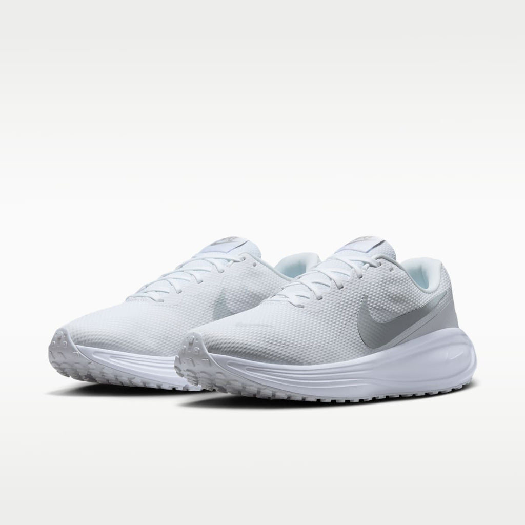 Nike Revolution 8 Men's Road Running Shoes - White/Pure Platinum - Image 5